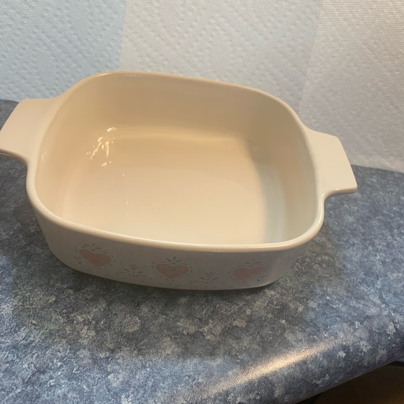 Corningware Forever Yours Heart Pattern 1Liter - Picture 2 of 9